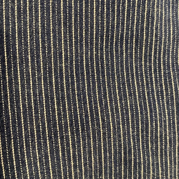 Banana Republic Factory Navy and Tan Pinstripe Pant - Picture 6 of 7
